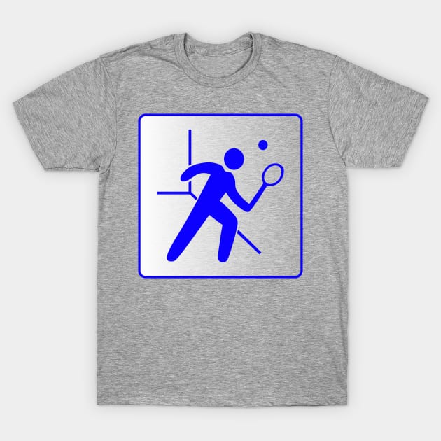 Double Fault Friday (Racquetball) T-Shirt by ArmChairQBGraphics